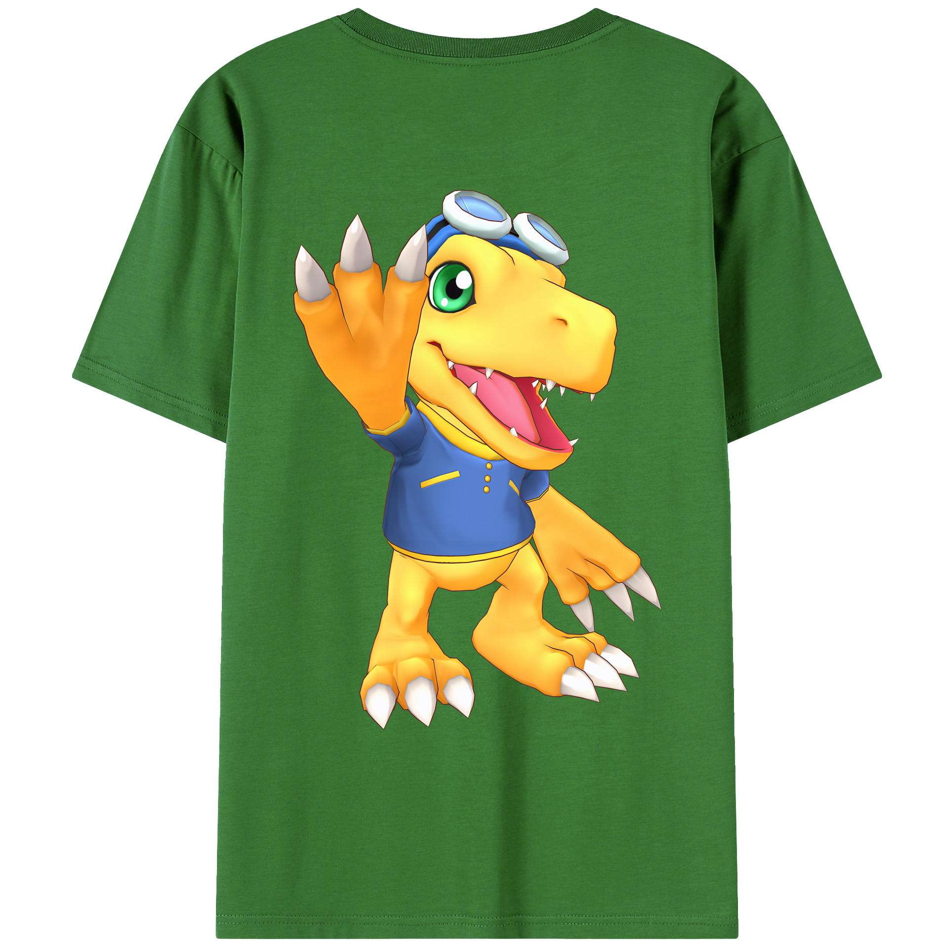 （画像用） Digimon デジタルモンスター/デジモン レディース半袖Tシャツ(バックプリント)